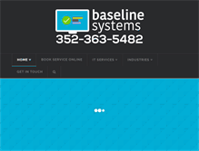 Tablet Screenshot of baseline-systems.com